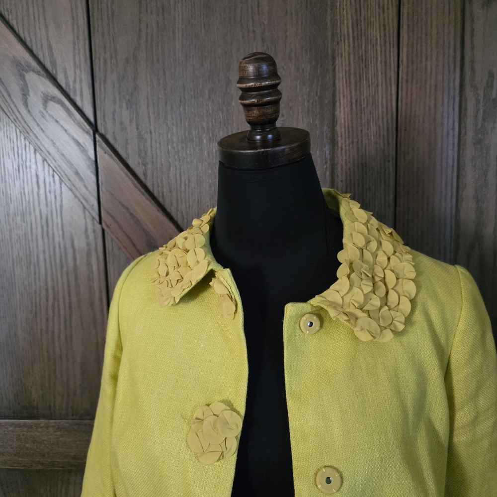 Boden Jacket with Floral Collar - Picture 2 of 4